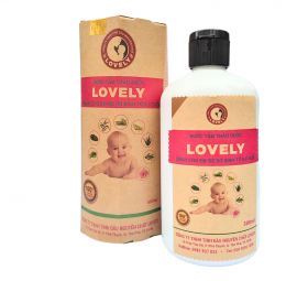 NƯỚC TẮM THẢO DƯỢC LOVELY DÀNH CHO TRẺ SƠ SINH 0 - 3 TUỔI 500ML