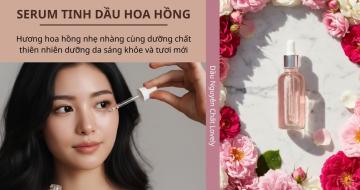 Serum Hoa Hồng Dưỡng Ẩm, Sáng Da Tự Nhiên