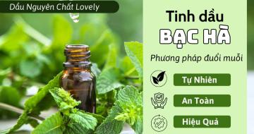 Mẹo Đuổi Muỗi Bằng Tinh Dầu Bạc Hà