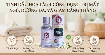 Tinh Dầu Hoa L&agrave;i: 4 C&ocirc;ng Dụng Trị Mất Ngủ, Dưỡng Da V&agrave; Giảm Stress
