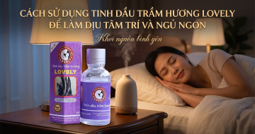 C&aacute;ch Sử Dụng Tinh Dầu Trầm Hương Lovely Gi&uacute;p Tĩnh T&acirc;m V&agrave; Ngủ Ngon