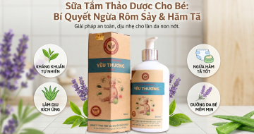 Sữa Tắm Thảo Dược: Mẹo Ngừa R&ocirc;m Sảy & Hăm T&atilde; Cho B&eacute;
