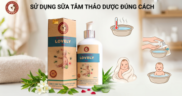 D&ugrave;ng Sữa Tắm Thảo Dược Cho B&eacute; Đ&uacute;ng C&aacute;ch 