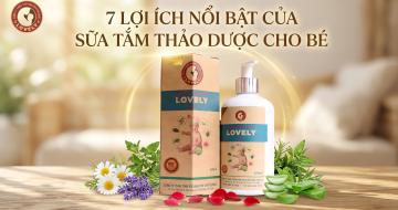 7 C&ocirc;ng Dụng Nổi Bật Sữa Tắm Thảo Dược Cho B&eacute;
