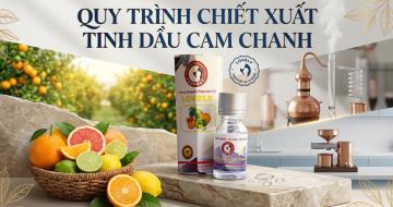 Quy Tr&igrave;nh Chiết Xuất Tinh Dầu Cam Chanh