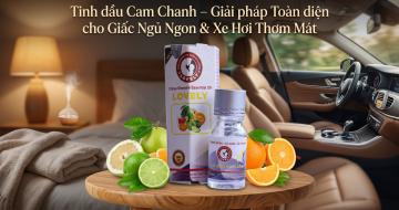 Tinh Dầu Cam Chanh: Mẹo Trị Mất Ngủ & Khử M&ugrave;i Xe Hơi Nhất