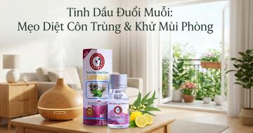 Tinh Dầu Đuổi Muỗi: Mẹo Diệt C&ocirc;n Tr&ugrave;ng & Khử M&ugrave;i Ph&ograve;ng
