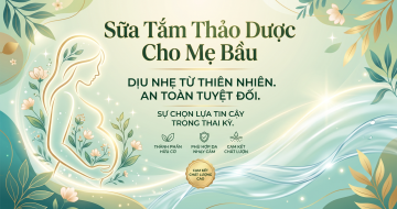 Sữa Tắm Thảo Dược D&agrave;nh Cho Mẹ Bầu 