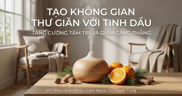 Tinh Dầu Tĩnh T&acirc;m: Mẹo Trị Mất Ngủ & Giải Stress