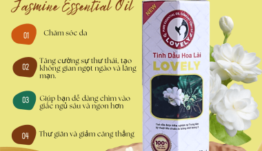 CÁCH DƯỠNG TÓC MỀM MƯỢT TỰ NHIÊN VỚI TINH DẦU HOA LÀI