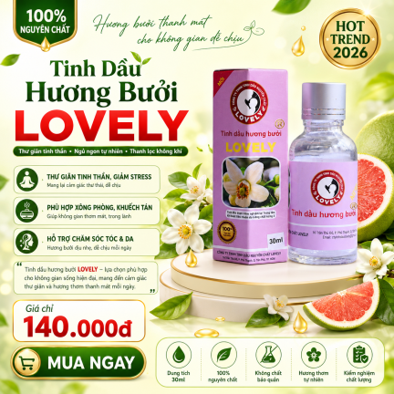 TINH DẦU HƯƠNG BƯỞI LOVELY