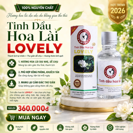 TINH DẦU HOA L&Agrave;I LOVELY 