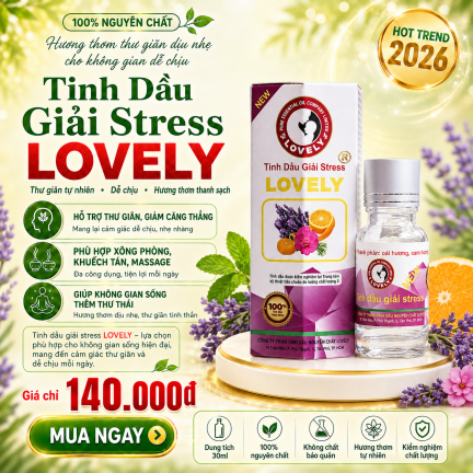 TINH DẦU GIẢI STRESS LOVELY