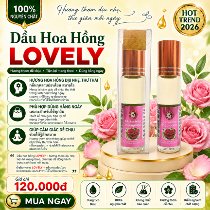 DẦU HOA HỒNG BI LĂN LOVELY 