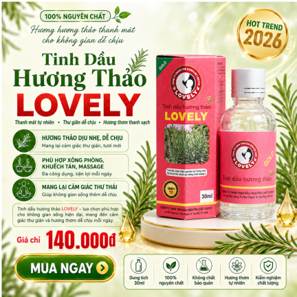 TINH DẦU HƯƠNG THẢO LOVELY