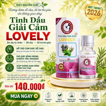 TINH DẦU GIẢI CẢM LOVELY