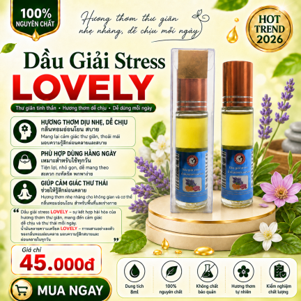 DẦU GIẢI STRESS BI LĂN LOVELY 