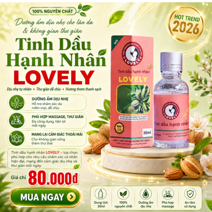 TINH DẦU HẠNH NH&Acirc;N LOVELY 