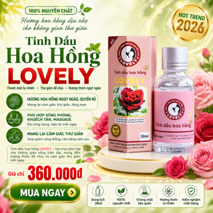 TINH DẦU HOA HỒNG 