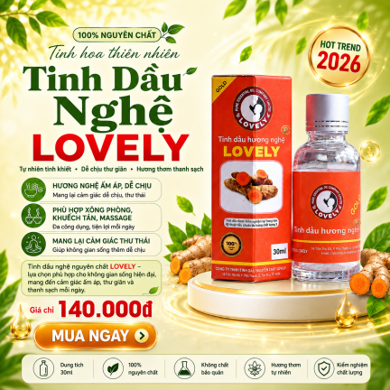 TINH DẦU NGHỆ LOVELY 