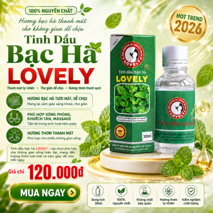 TINH DẦU BẠC H&Agrave; LOVELY 
