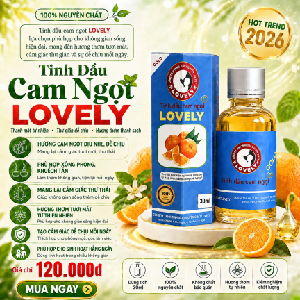 TINH DẦU CAM NGỌT LOVELY 