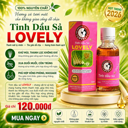 TINH DẦU SẢ LOVELY 