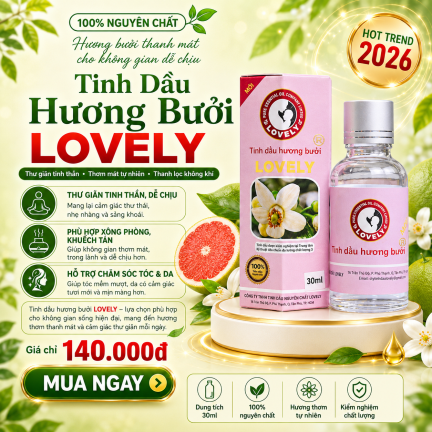 TINH DẦU HƯƠNG BƯỞI LOVELY