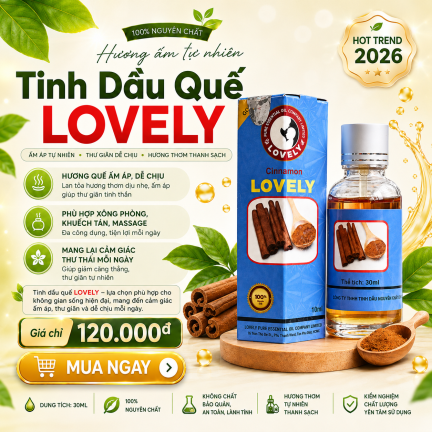 TINH DẦU QUẾ LOVELY