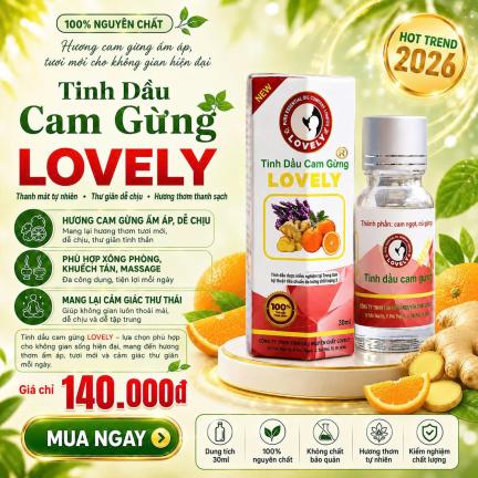 TINH DẦU CAM GỪNG LOVELY (30ML)