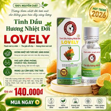 TINH DẦU HƯƠNG NHIỆT ĐỚI LOVELY