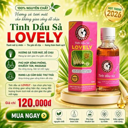 TINH DẦU SẢ LOVELY 