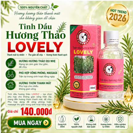 TINH DẦU HƯƠNG THẢO LOVELY