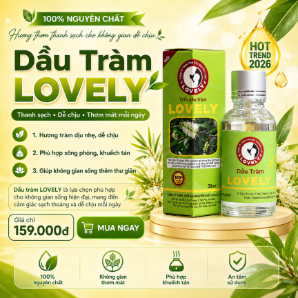 TINH DẦU TR&Agrave;M LOVELY