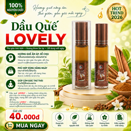 DẦU QUẾ BI LĂN LOVELY 