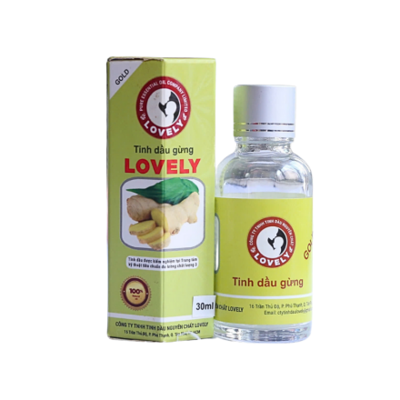 TINH DẦU GỪNG LOVELY (30ML)