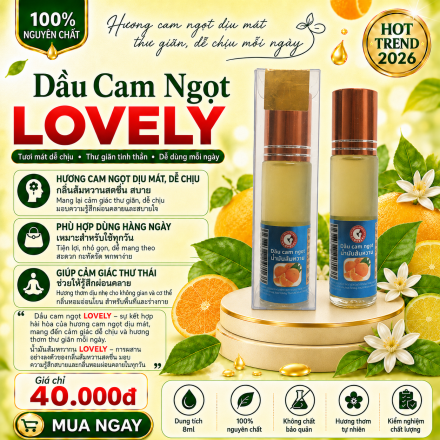 DẦU CAM NGỌT BI LĂN LOVELY 