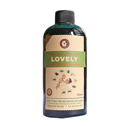 NƯỚC TẮM THẢO DƯỢC LOVELY DÀNH CHO MẸ TRƯỚC VÀ SAU SINH (500ML)