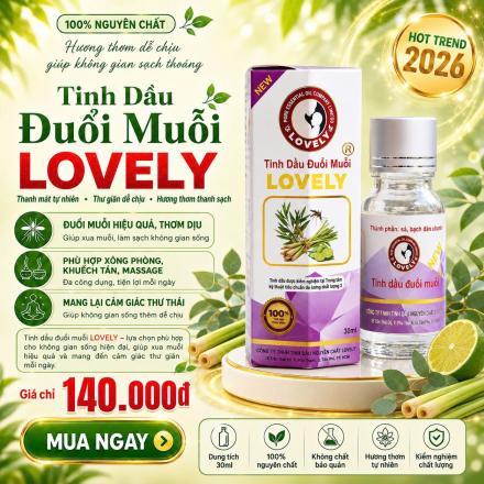 TINH DẦU ĐUỔI MUỖI LOVELY