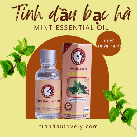 TINH DẦU BẠC HÀ LOVELY (30ML) GOLD