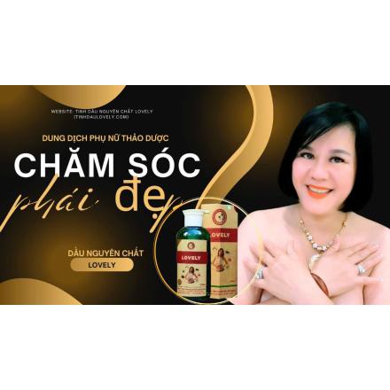 DUNG DỊCH VỆ SINH PHỤ NỮ THẢO DƯỢC LOVELY (500ML)