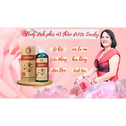 DUNG DỊCH VỆ SINH PHỤ NỮ THẢO DƯỢC LOVELY (500ML)