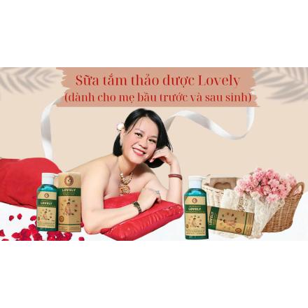 SỮA TẮM THẢO DƯỢC LOVELY DÀNH CHO MẸ TRƯỚC VÀ SAU SINH (500ML)