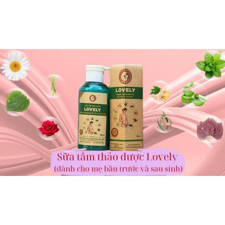 SỮA TẮM THẢO DƯỢC LOVELY DÀNH CHO MẸ TRƯỚC VÀ SAU SINH (500ML)