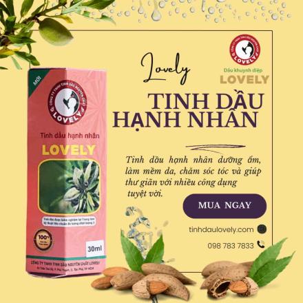 TINH DẦU HẠNH NHÂN LOVELY (30ML) NEW