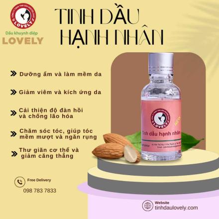 TINH DẦU HẠNH NHÂN LOVELY (30ML) NEW