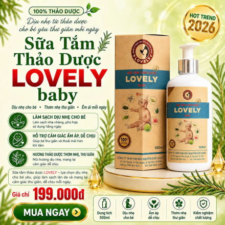 SỮA TẮM THẢO DƯỢC BABY LOVELY 