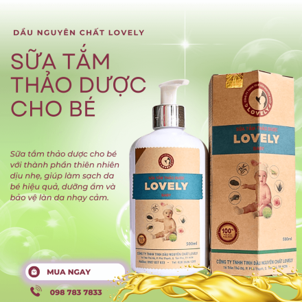 SỮA TẮM THẢO DƯỢC BABY LOVELY (500ML)