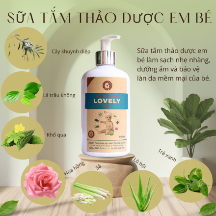 SỮA TẮM THẢO DƯỢC BABY LOVELY (500ML)