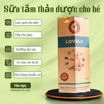SỮA TẮM THẢO DƯỢC BABY LOVELY (500ML)